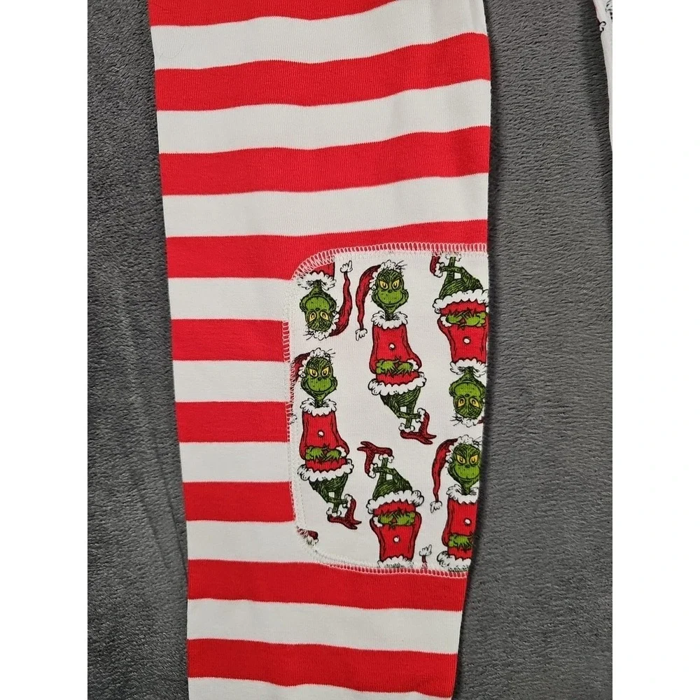 Hanna Andersson‎ Kids Dr Seuss Grinch Christmas Holiday Pajamas Size US 14